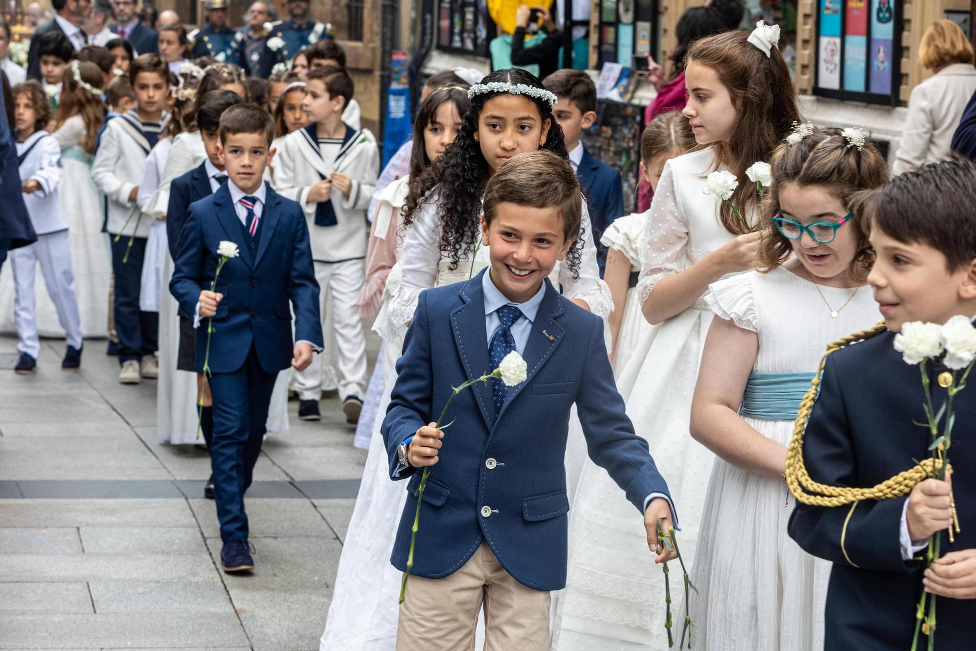 Celebración del Corpus en la Catedral de Oviedo