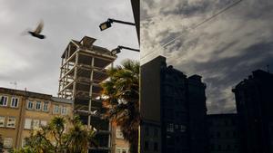 Edificio en construcción en A Coruña