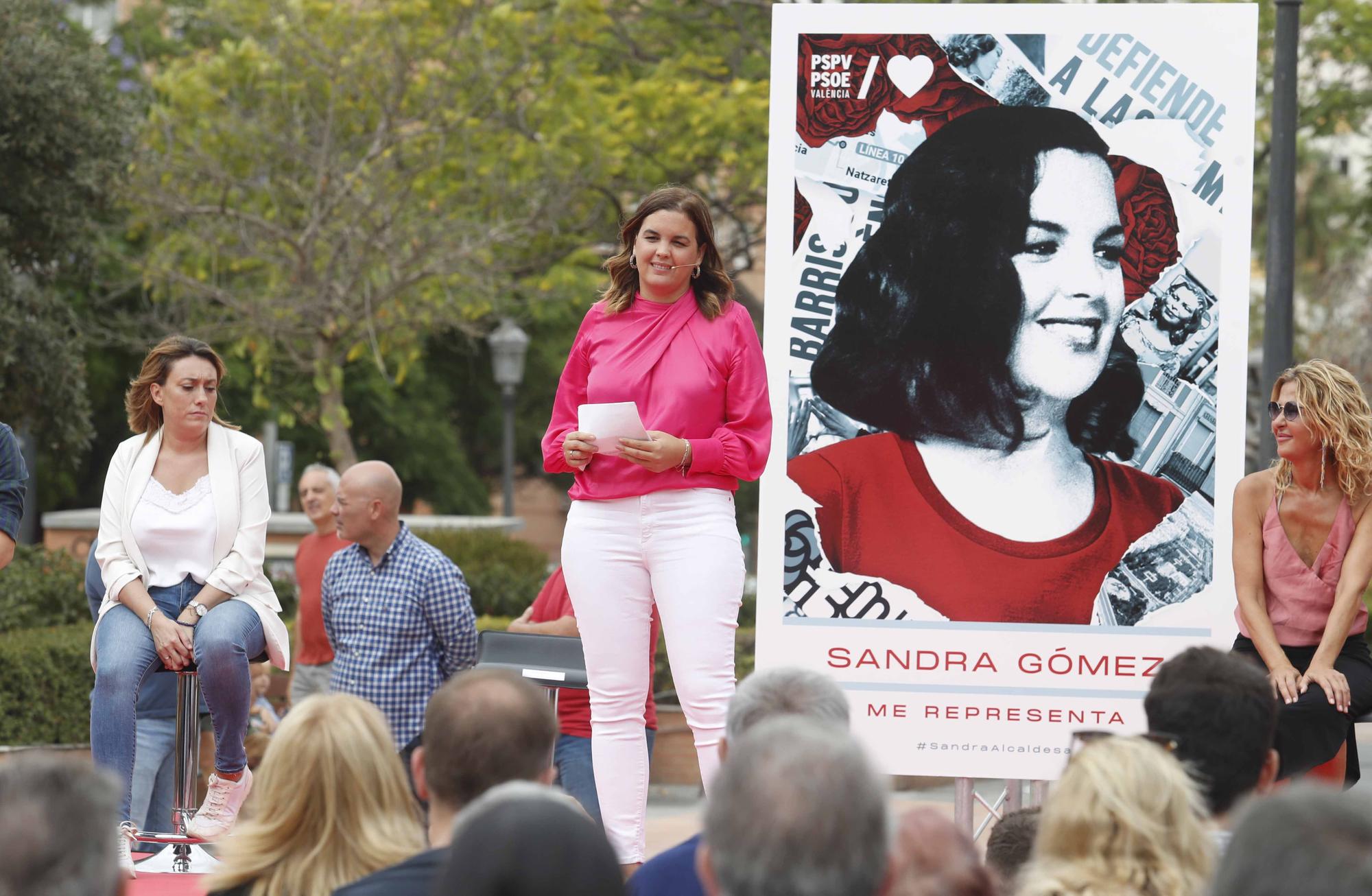 Presentación de la candidatura de Sandra Gómez a las primarias del PSPV