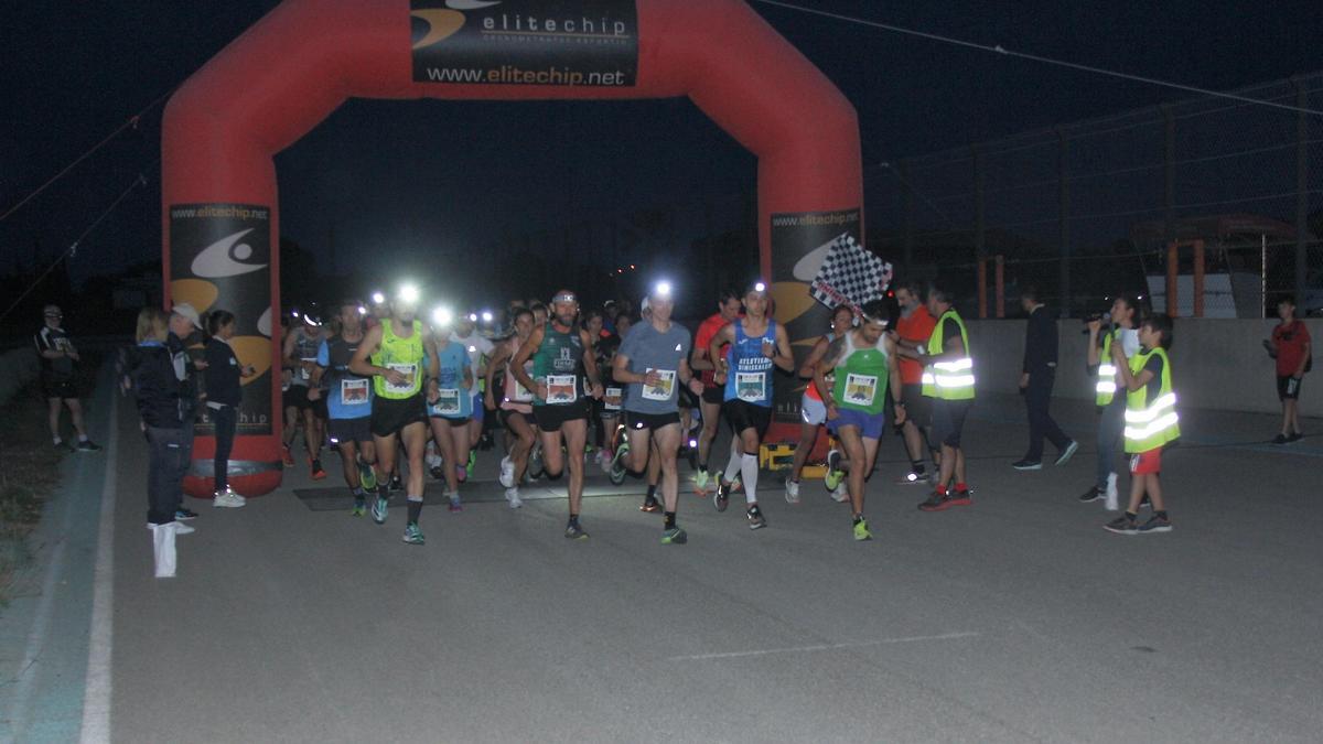 Salida de una de las carreras en el circuito de Llucmajor