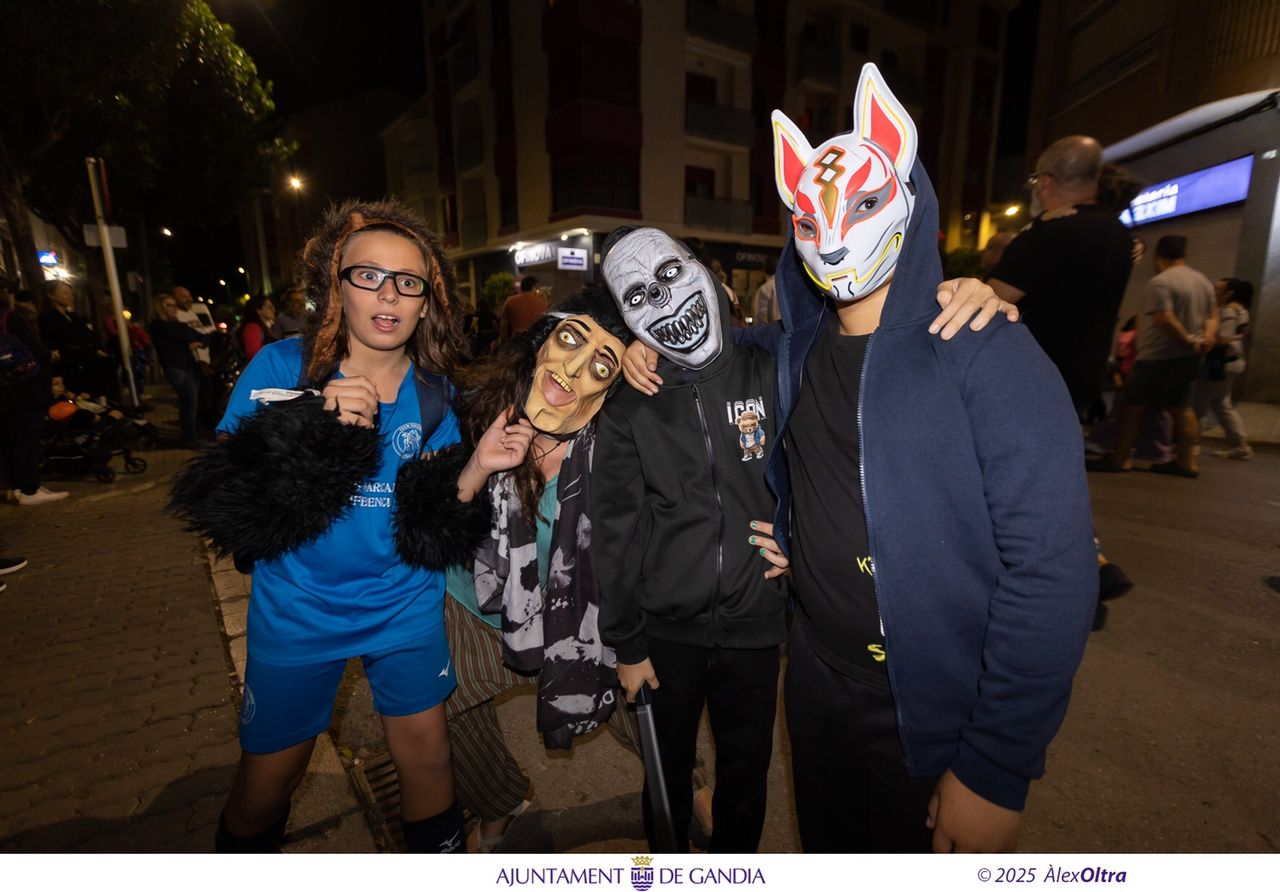 Halloween en el barrio de Corea de Gandia