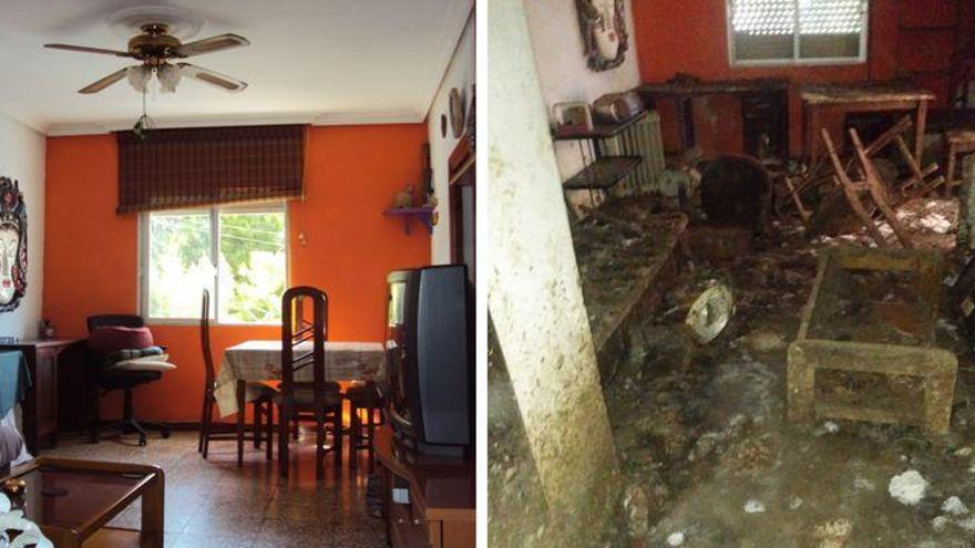 Alquilan una casa en Vinaròs y la recuperan destrozada casi dos años después