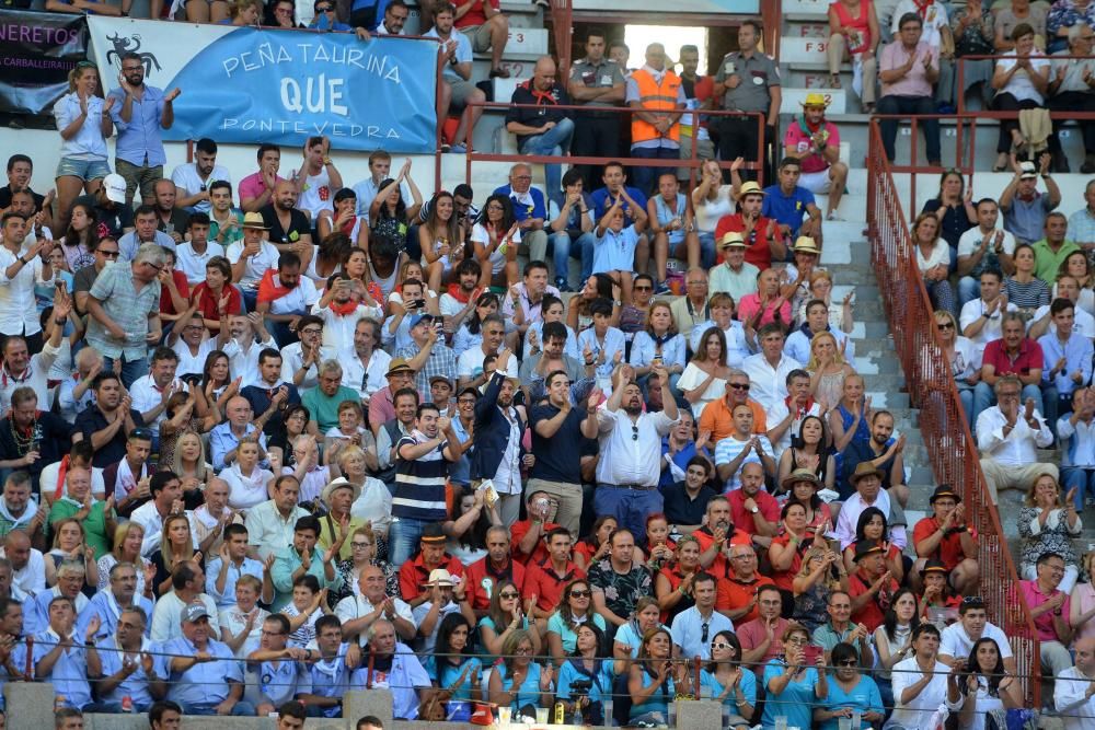 Gran tarde de toros en la de feria de Pontevedra