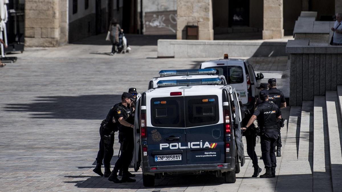 Imagen de agentes de la Policía Nacional.