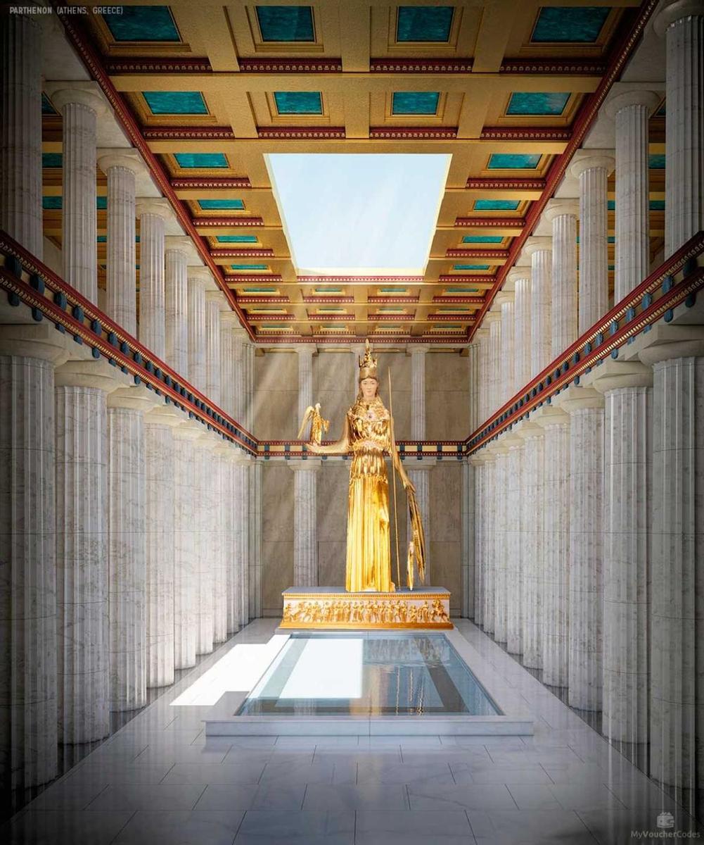 Partenon de Atenas, reconstruccion