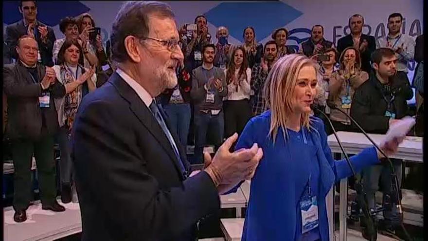 Rajoy, reelegido con el 95,65% de los votos