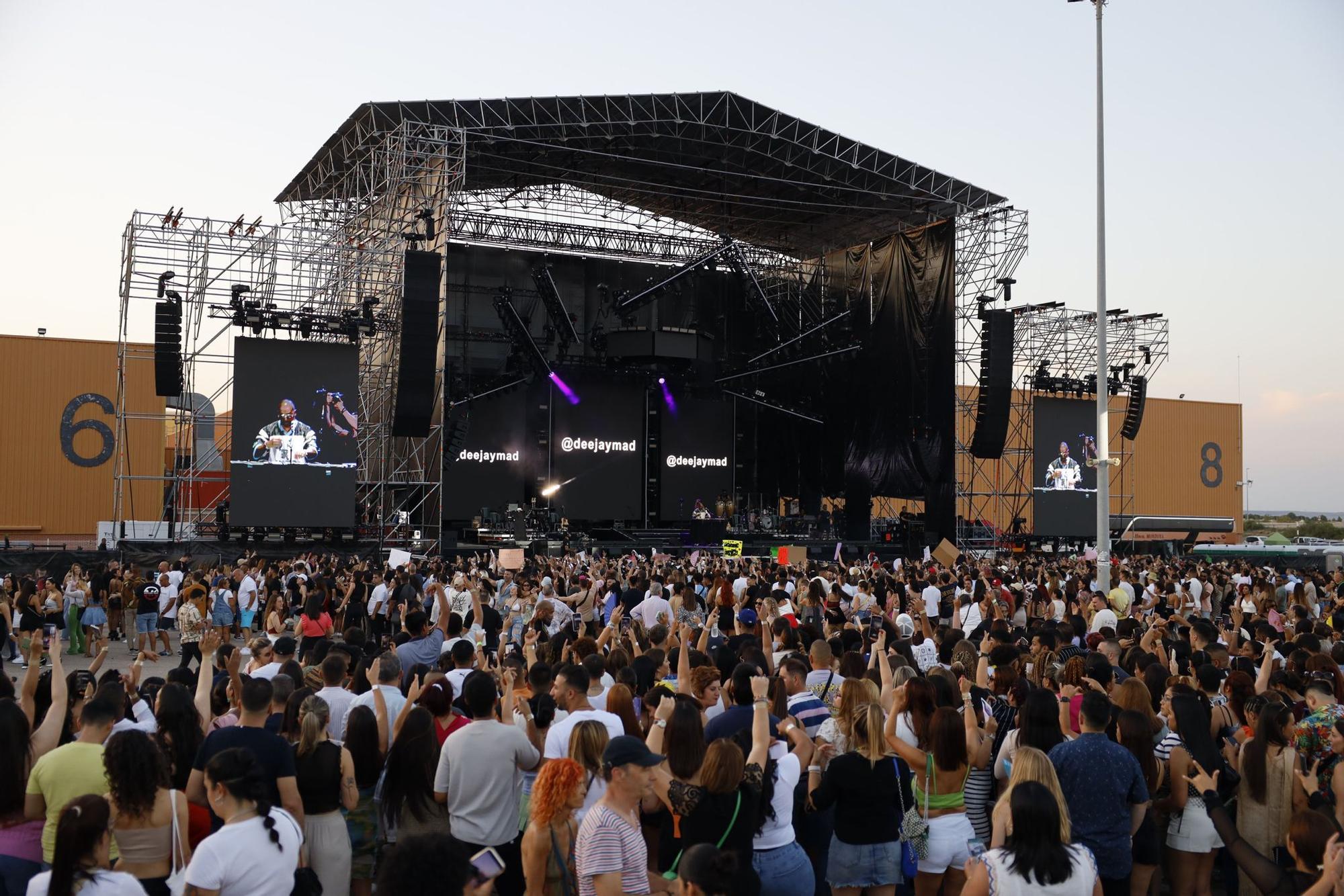 Concierto de Romeo Santos en la Feria de Zaragoza