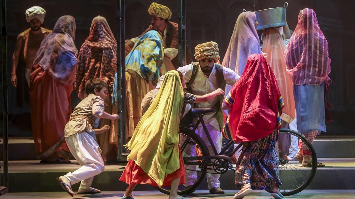 Representación de la zarzuela "Maharajá" en el Teatro Campoamor.