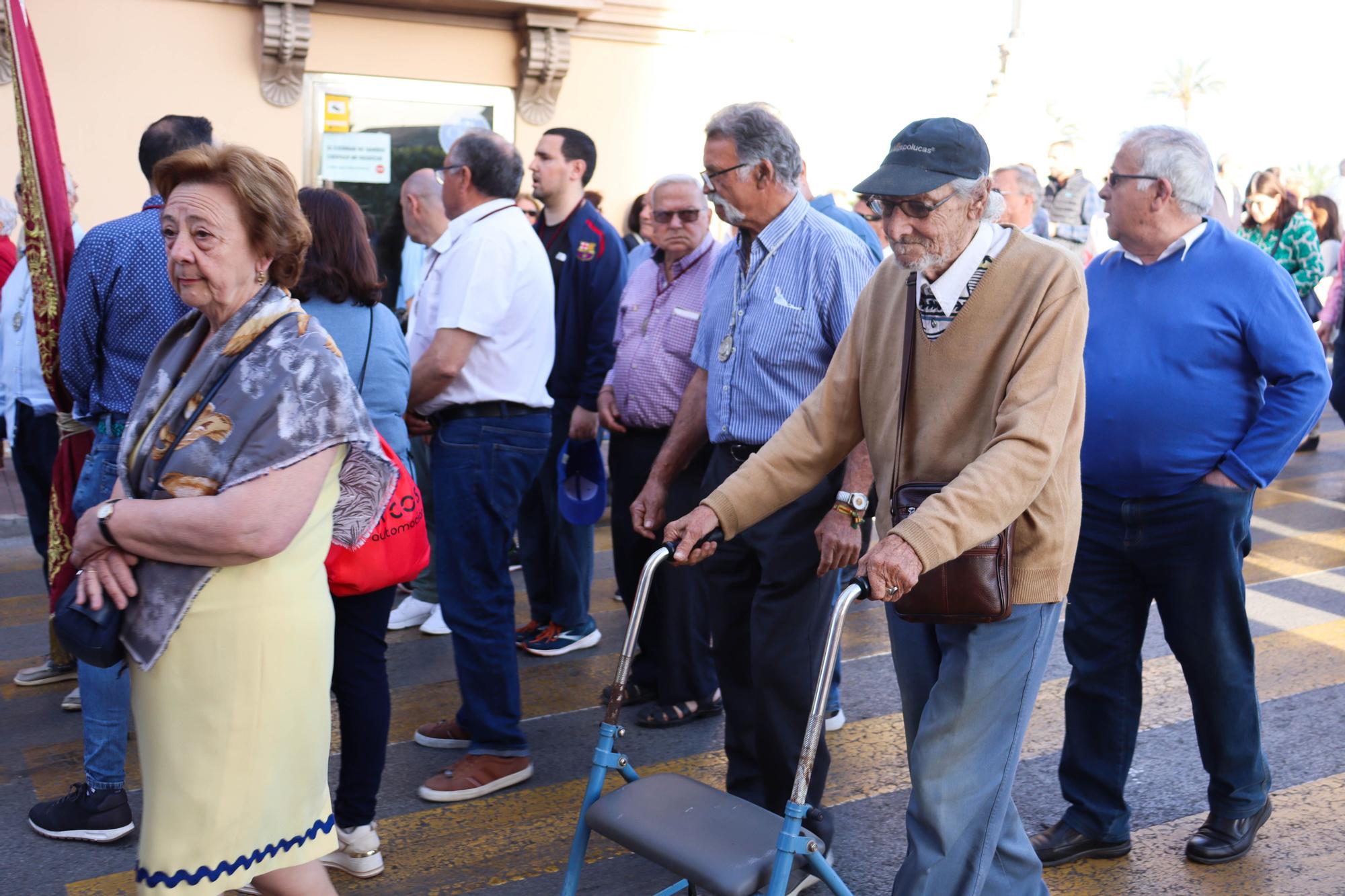 Las imágenes del regreso en romería de la Fuensanta a su santuario