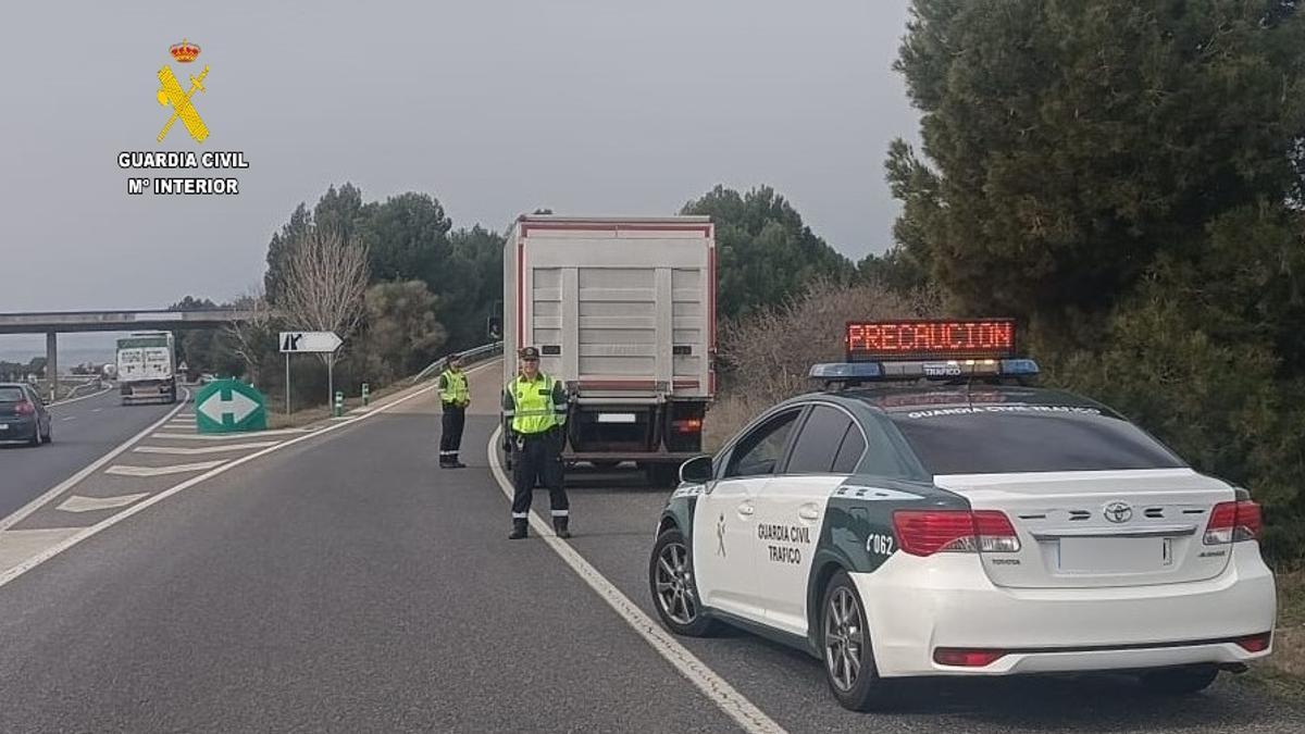 Actuación de la Guardia Civil de Huesca.