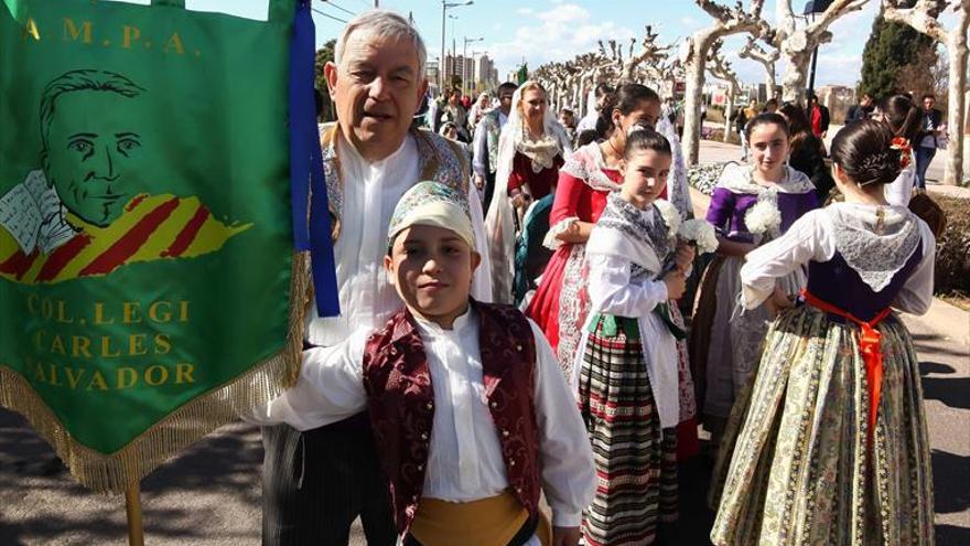 El fervor de los escolares del Carles Salvador