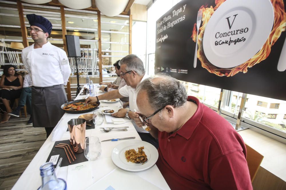 "Hogueras mirando al mar", de Félix Redondo, y "Almorsaret Alicantí", de Estefanía Díaz, han sido elegidos como el mejor plato y tapa de estas Hogueras por el jurado del concurso gastronómico festero