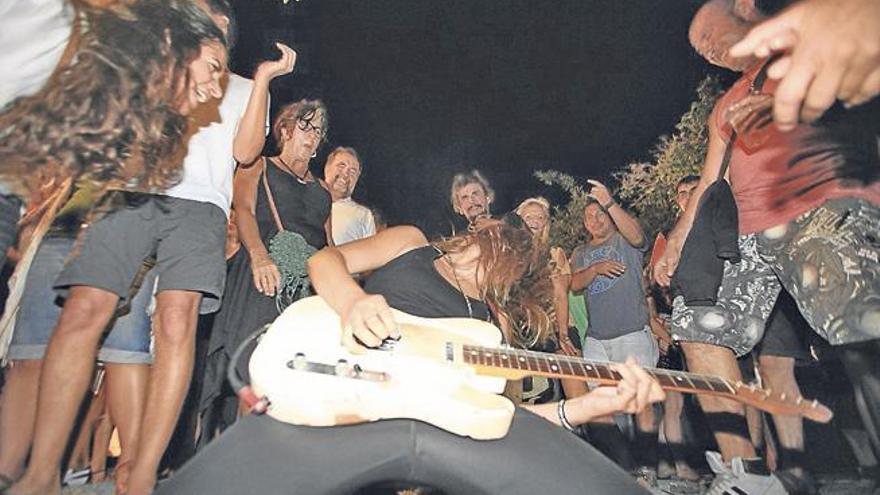 Marian Pellegrino, durante su actuación el pasado viernes.