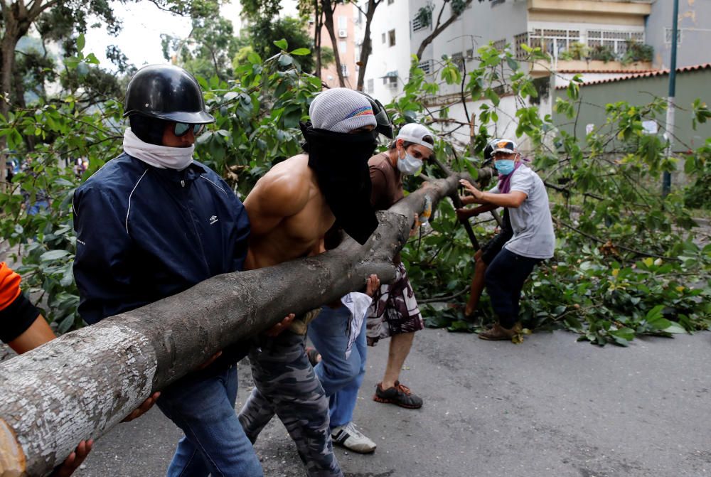 Jornada de protestas en Caracas