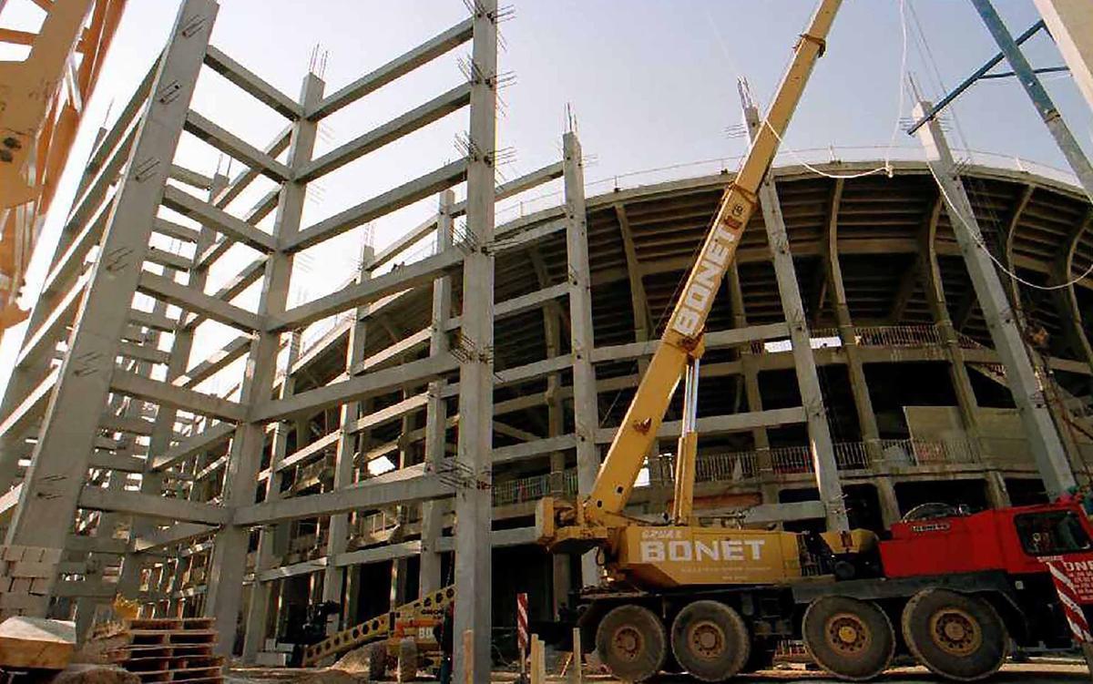 Mestalla en obras a lo largo de su historia Mestalla en obras a lo largo de su historia