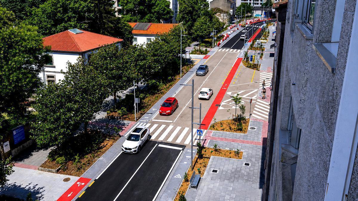 AMOR RUIBAL | Amor Ruibal vuelve a abrir: así queda una de las calles clave de Pontepedriña
