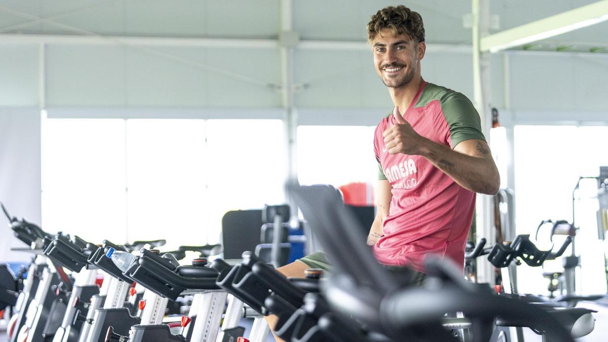 Diego Conde, en el gimnasio de la Ciudad Deportiva José Manuel Llaneza.