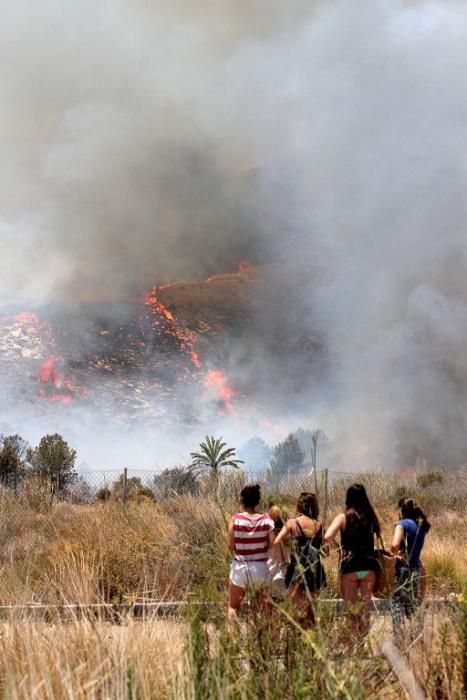 Incendio en Portman