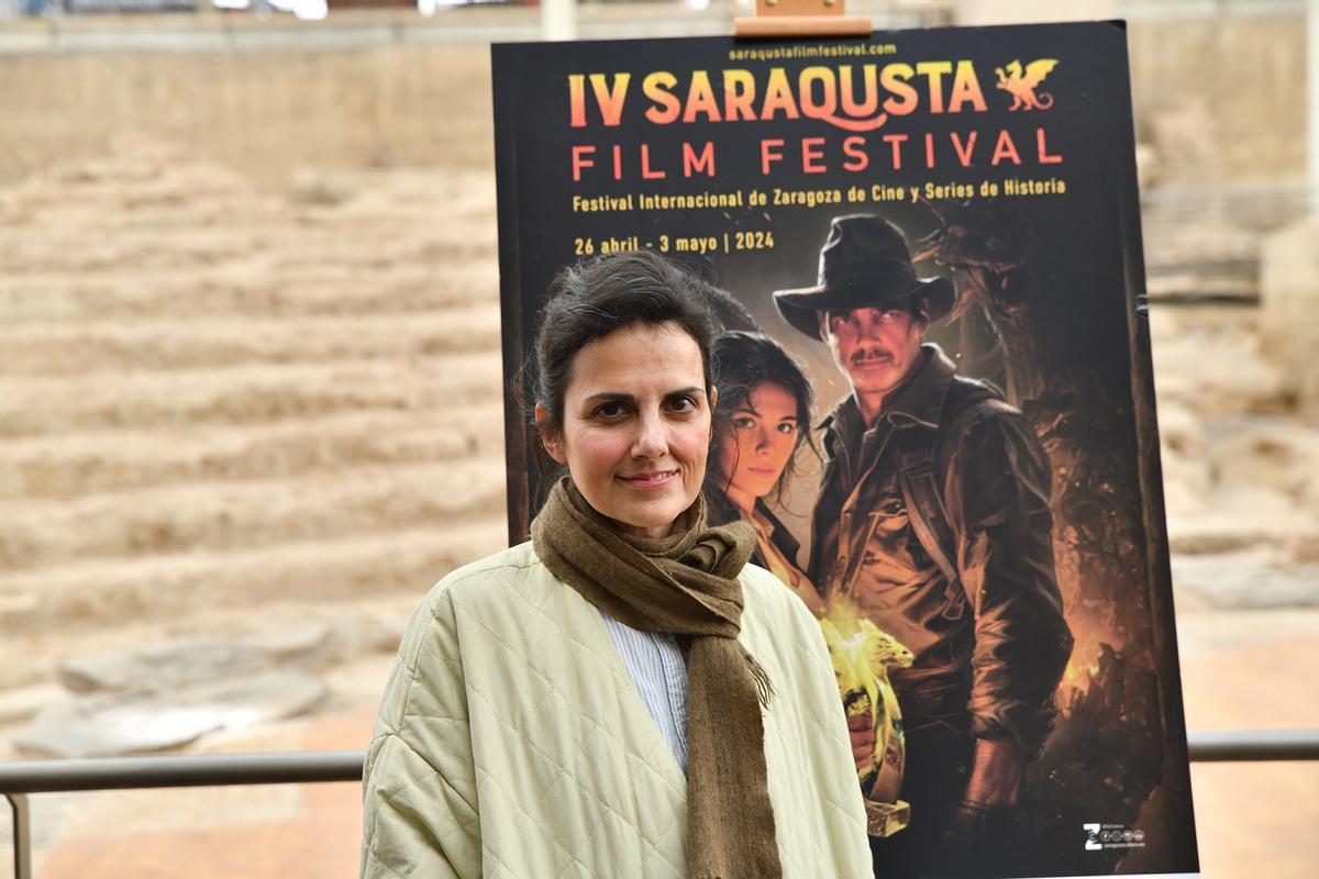 Blanca Torres, directora de 'Marisol, llámame Pepa', en el Teatro Romano de Zaragoza.