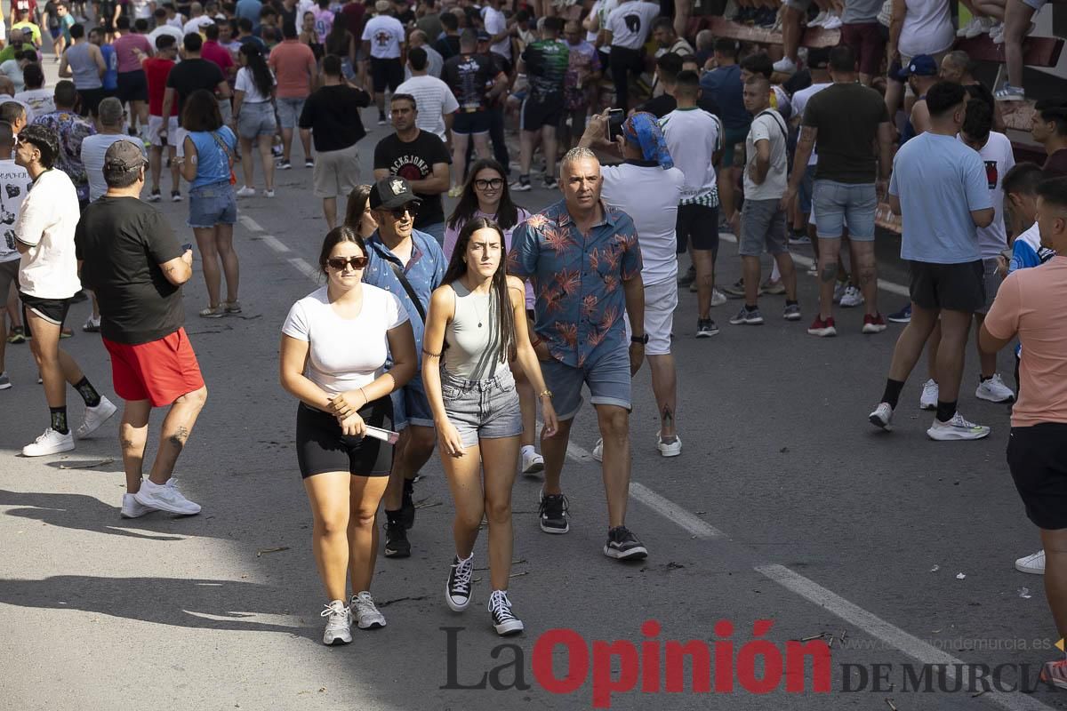El segundo encierro de las Fiestas de Moratalla se salda con un herido