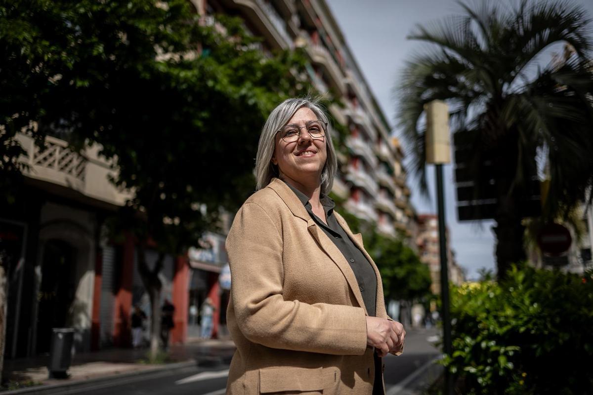 Leire Iglesias, presidenta de Casa47, este lunes en Zaragoza.