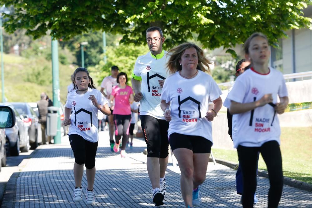 Carrera solidario en Avilés organizada por Cáritas