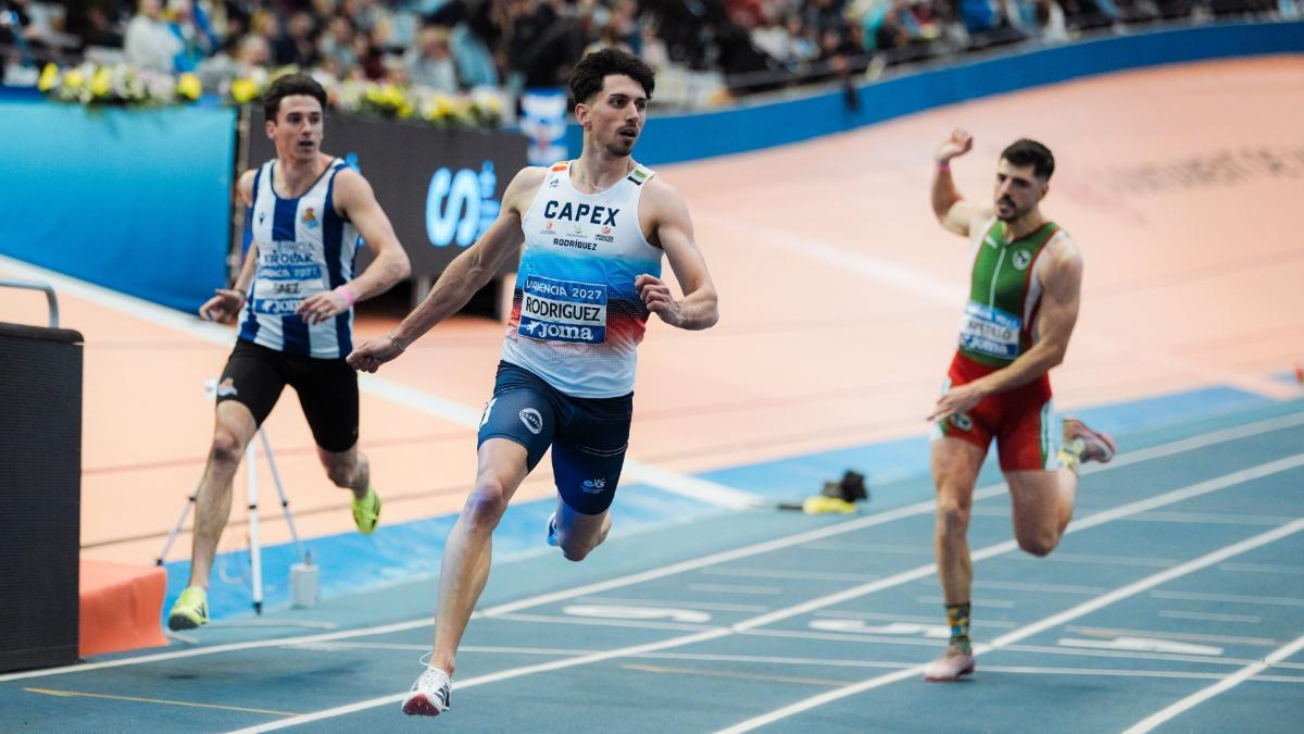Dani Rodríguez, el mejor en el doble hectómetro