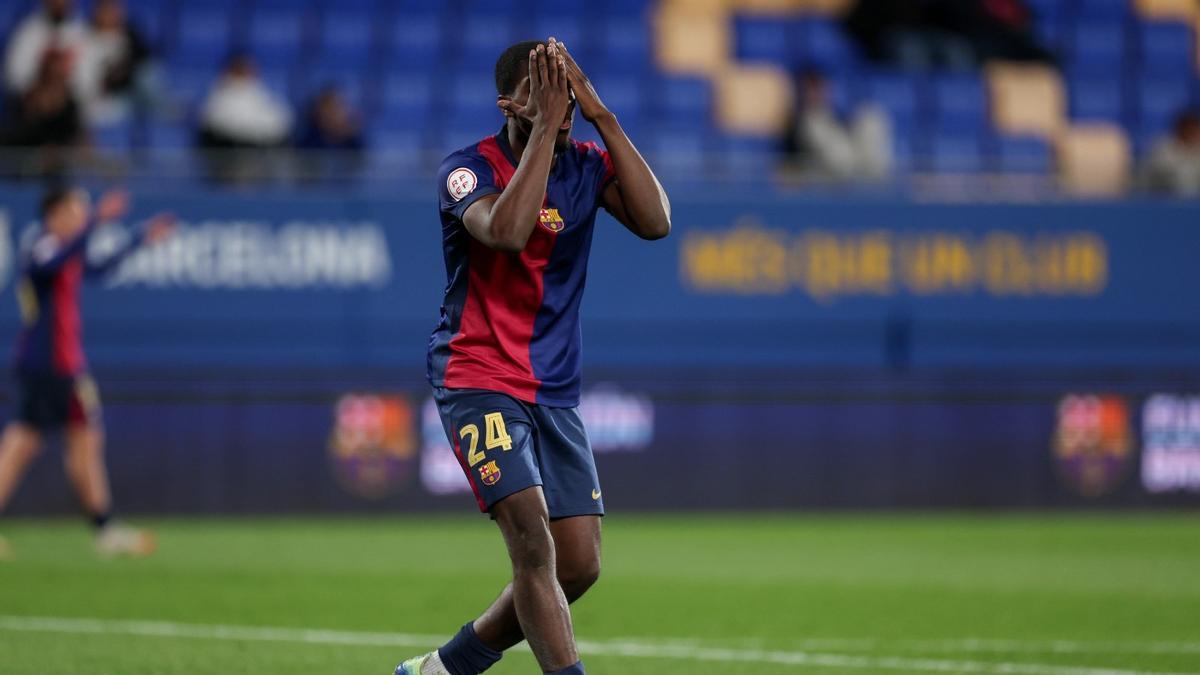 Cedric y sus compañeros acabaron desesperados ante el Tarazona