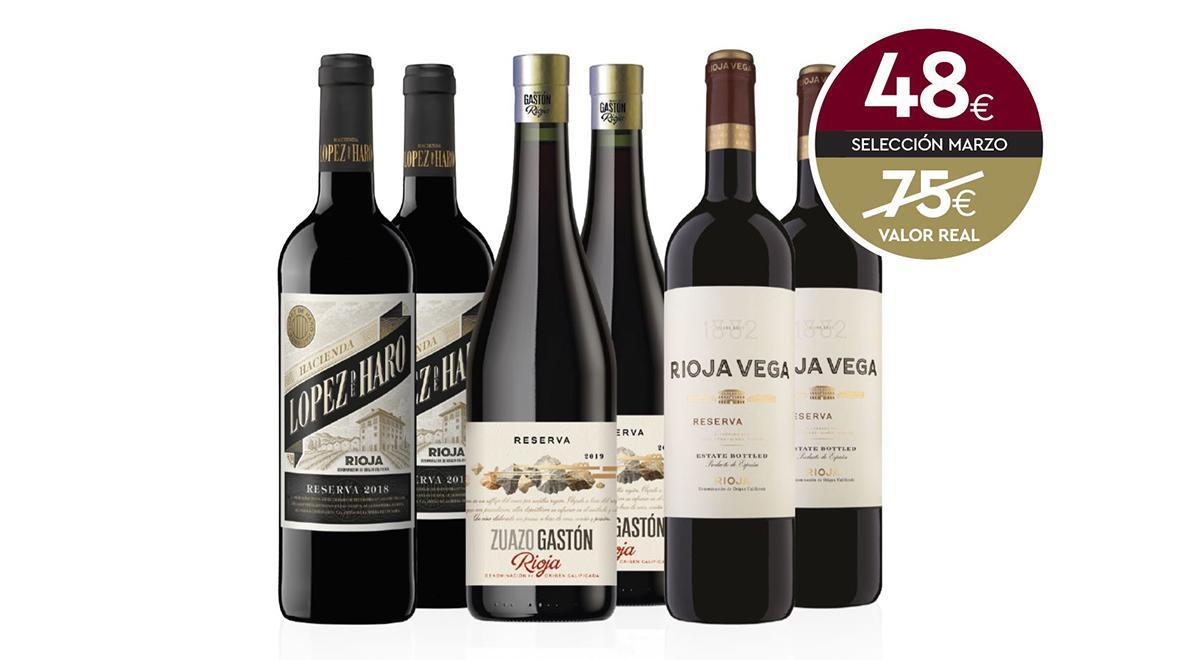 Seleccion imprescindible de reservas de Riojas