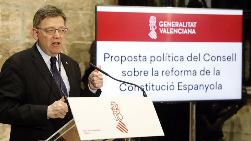 Puig pide más poder autonómico frente al Estado en la Constitución