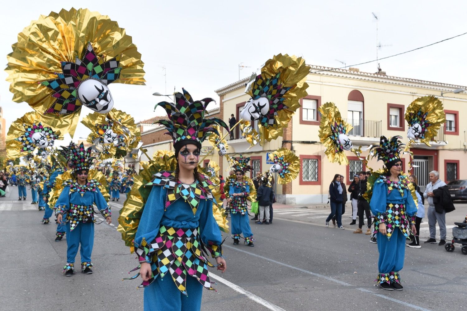 Cabalgata fallera de 2020 en el Port de Sagunt.