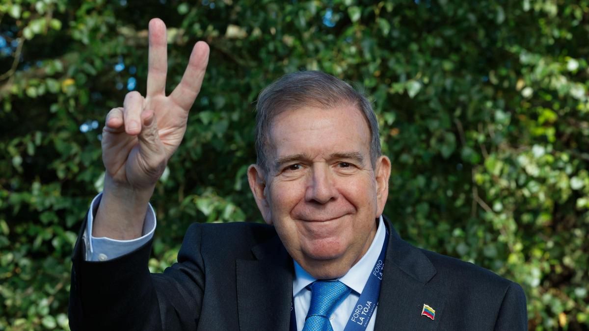 El líder opositor venezolano Edmundo González en el Foro La Toja