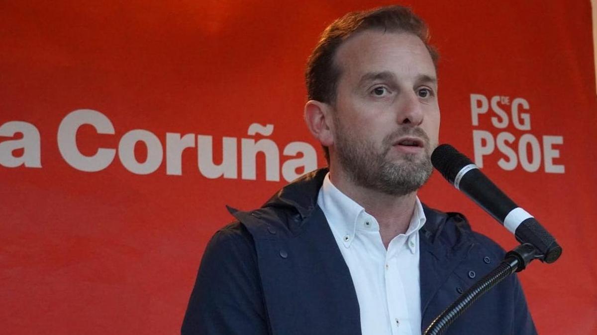 El candidato del PSOE de Abegondo, Jairo Bello.