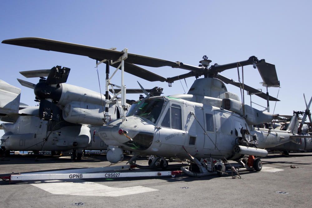 El portaaviones del ejército norteamericano USS Kearsarge