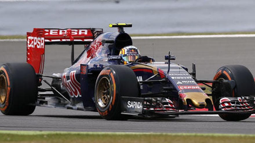 Carlos Sainz, en Silverstone.