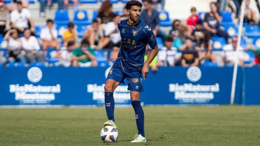 Yasser en un partido con el UCAM. | UCAM