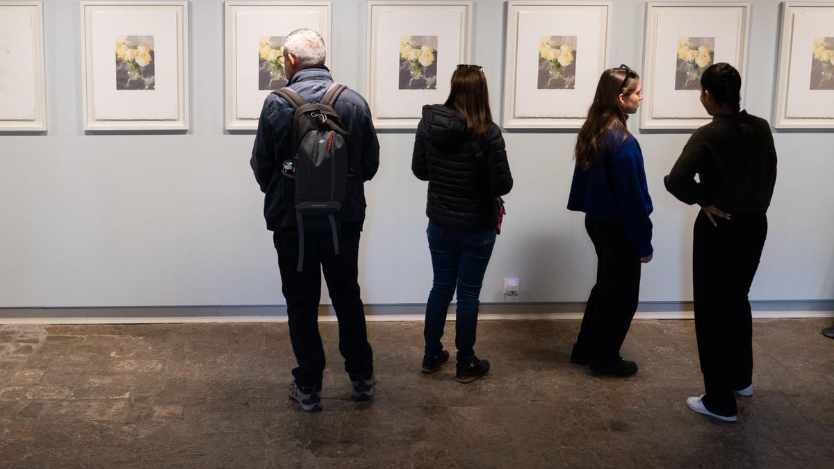 La exposición de Antonio López ya se ha inaugurado en Fuendetodos.