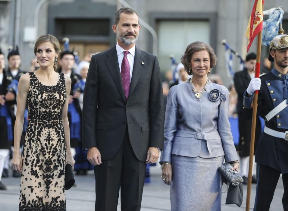 "La alfombra azul de los premios "Princesa de Asturias" 2016"