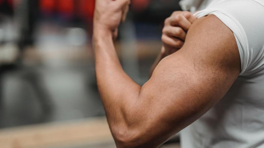 Ejercicio hombros sin pesas clearance