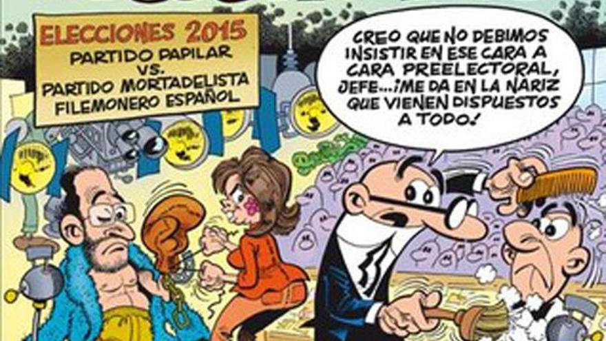 ¡Elecciones!, nueva aventura de Mortadelo y Filemón.