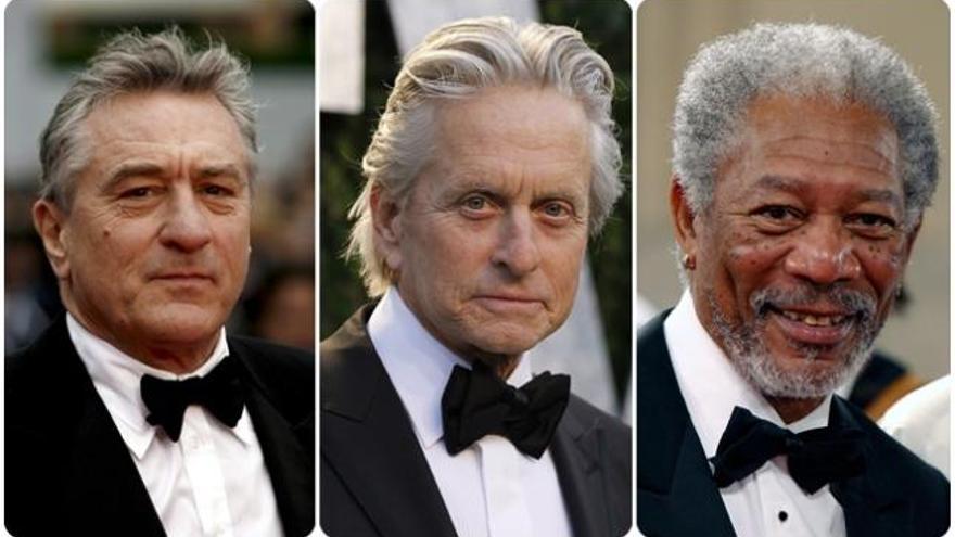 Robert de Niro, Michael Douglas y Morgan Freeman.