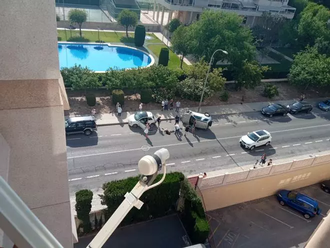 Herida una mujer al ser arrollada por un coche cuando iba a subirse al suyo en Alicante