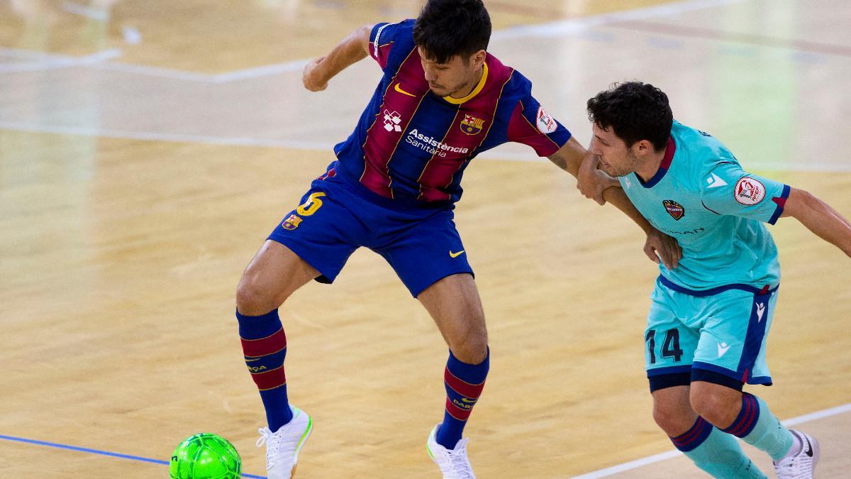 Imagen de un duelo de la temporada regular entre Barça y Levante