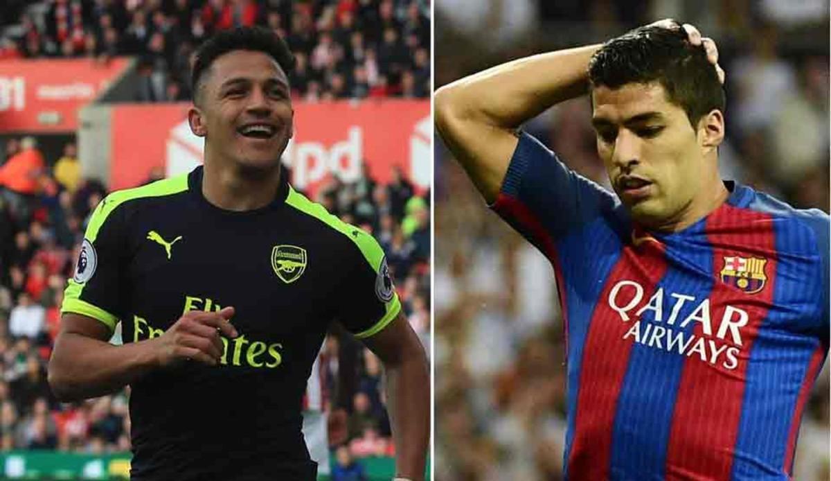 Alexis Sánchez iguala un récord de Luis Suárez
