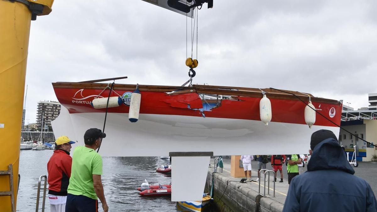 El Estibadores Portuarios Fundación Belén María sufrió graves daños en su casco