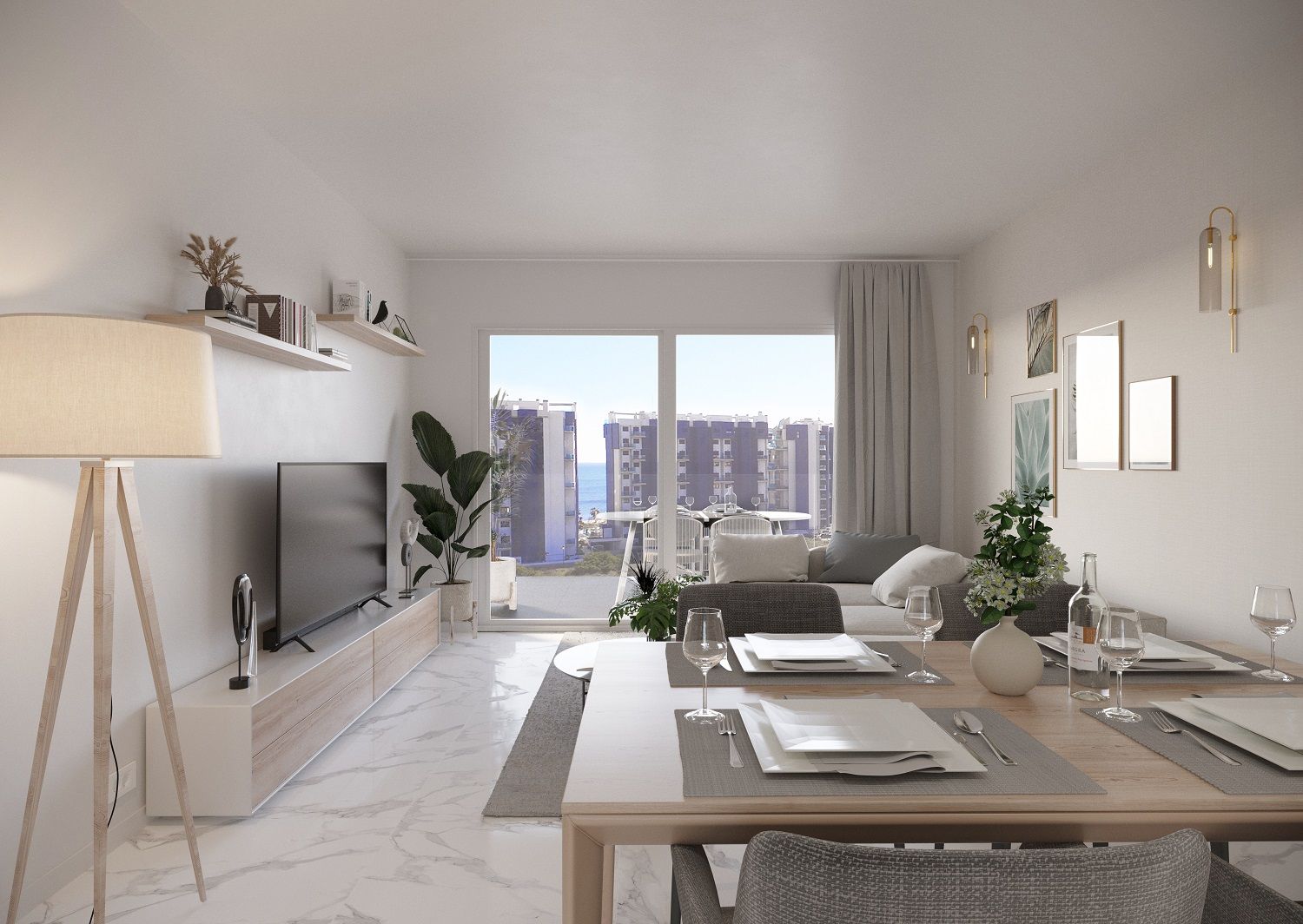 Valonia Resort: Amplios ventanales para el máximo aprovechamiento de la luz y un diseño de interiores cuidado al detalle.