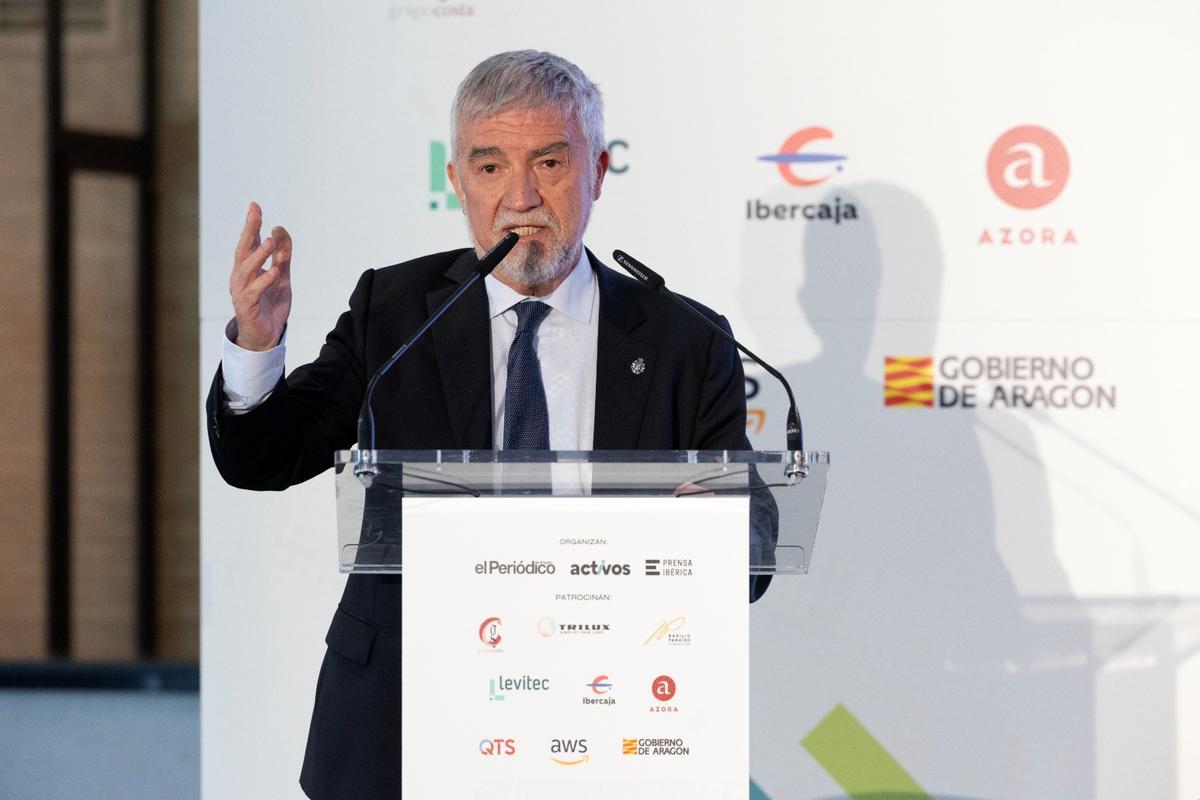 El ingeniero aragonés Mateo Valero, director del Barcelona Supercomputing Center, cerró la jornada.