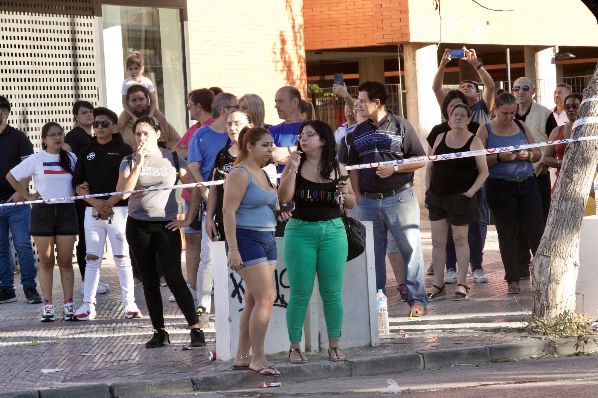 Las imágenes de la zona de ocio de Atalayas tras el incendio en dos discotecas