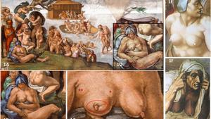 El diluvio universal es la primera escena que Miguel Ángel pintó en el techo de la Capilla Sixtina en 1508.