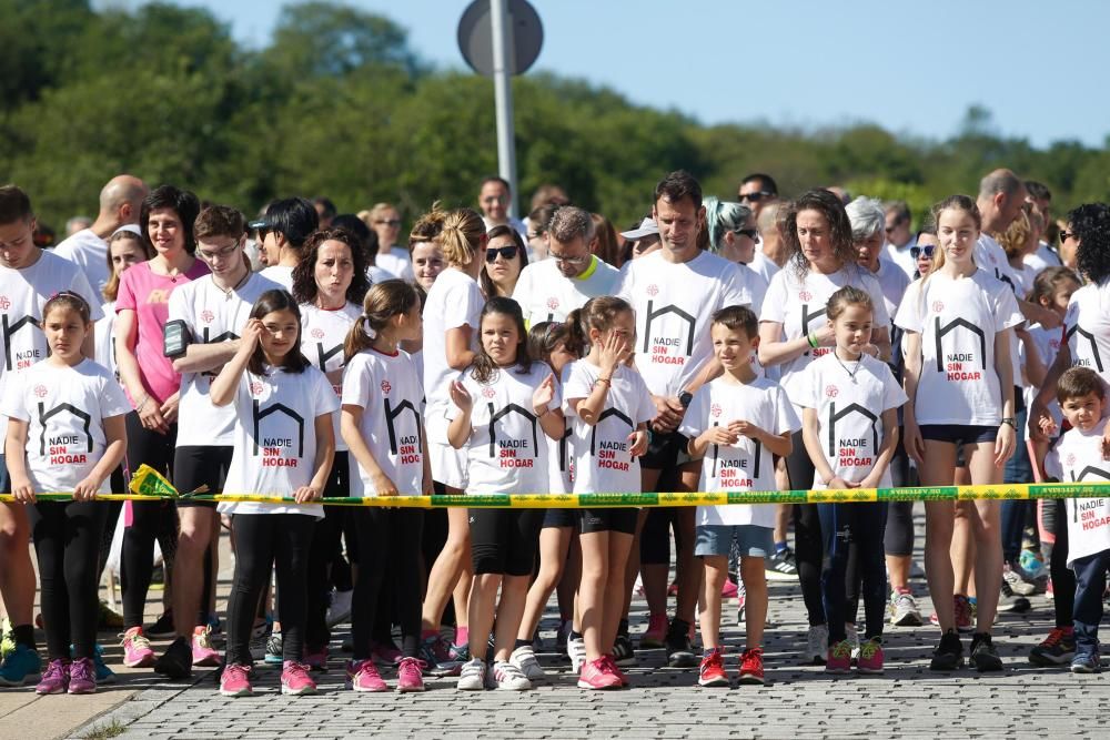 Carrera solidario en Avilés organizada por Cáritas